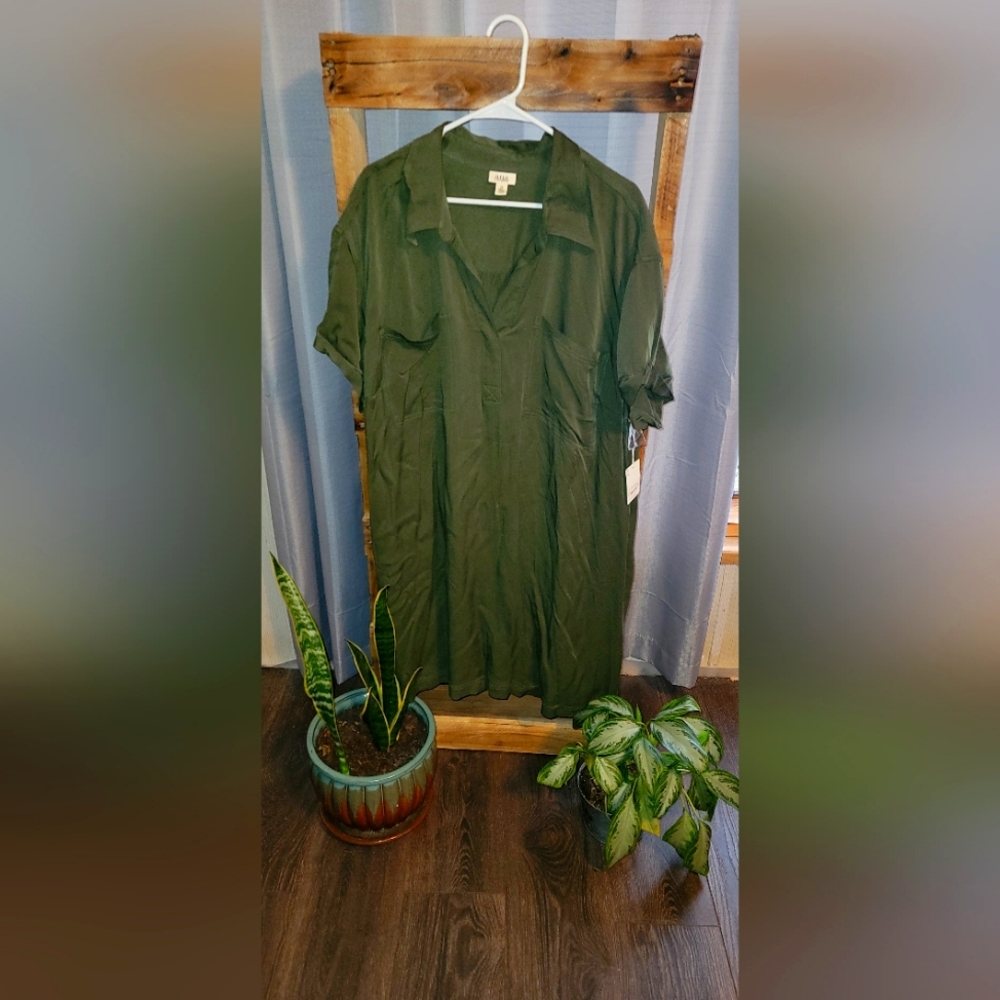 Army Green Dress